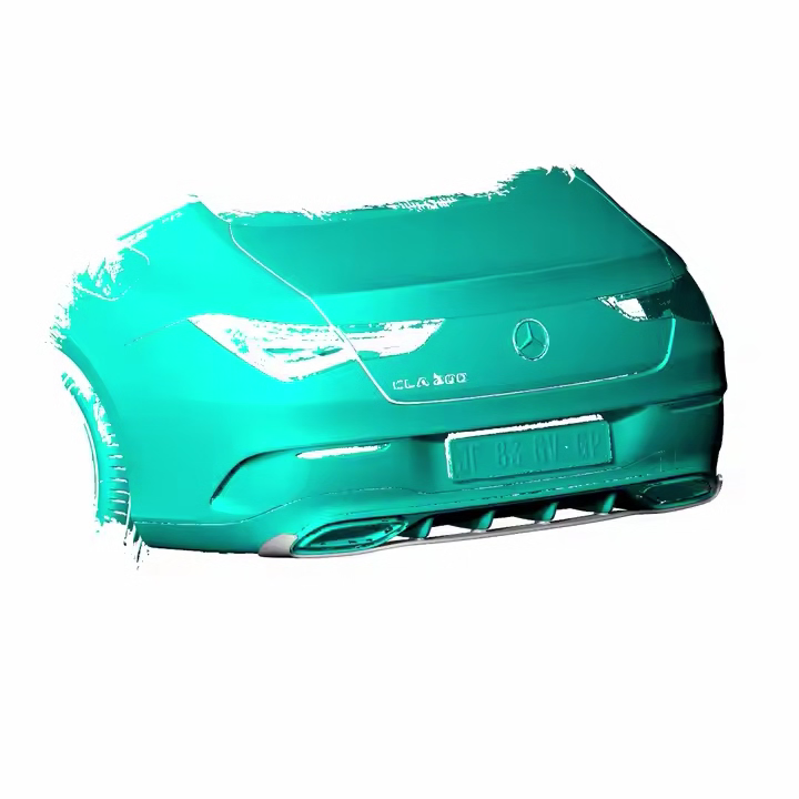 Mercedes Carbon Fiber OEM Style Rear Diffuser Lower Panel for W118