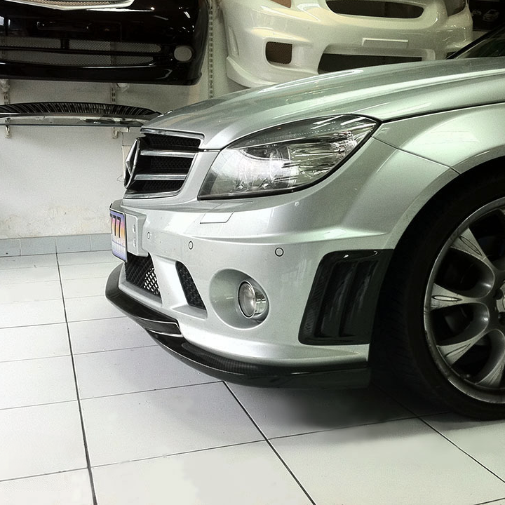 Mercedes Carbon Fiber GodHand Style Front Splitter for W204 PFL