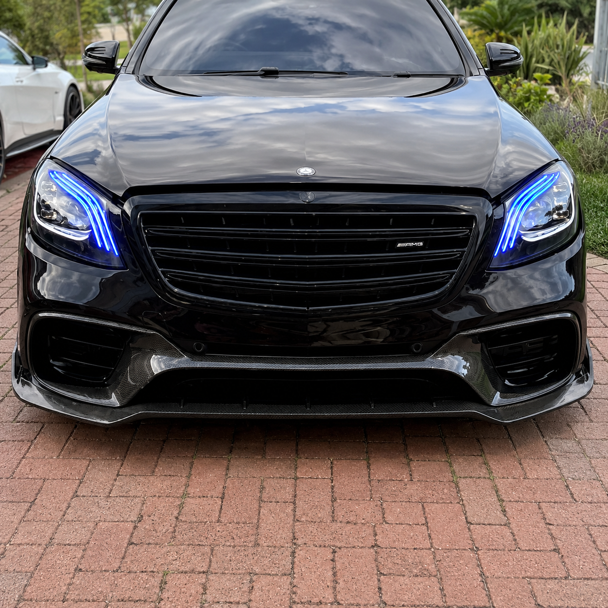 Mercedes Carbon Fiber JSL Style Front Splitter for W222 S63 / S65 FL