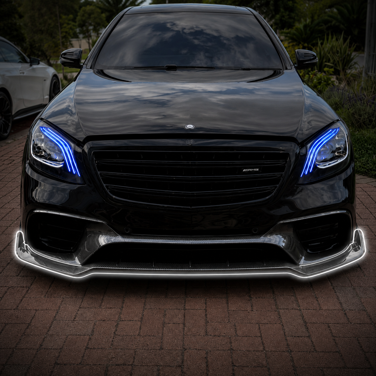 Mercedes Carbon Fiber JSL Style Front Splitter for W222 S63 / S65 FL