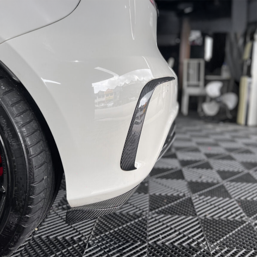 Mercedes Carbon Fiber Rear Bumper Trim for W176 A Class