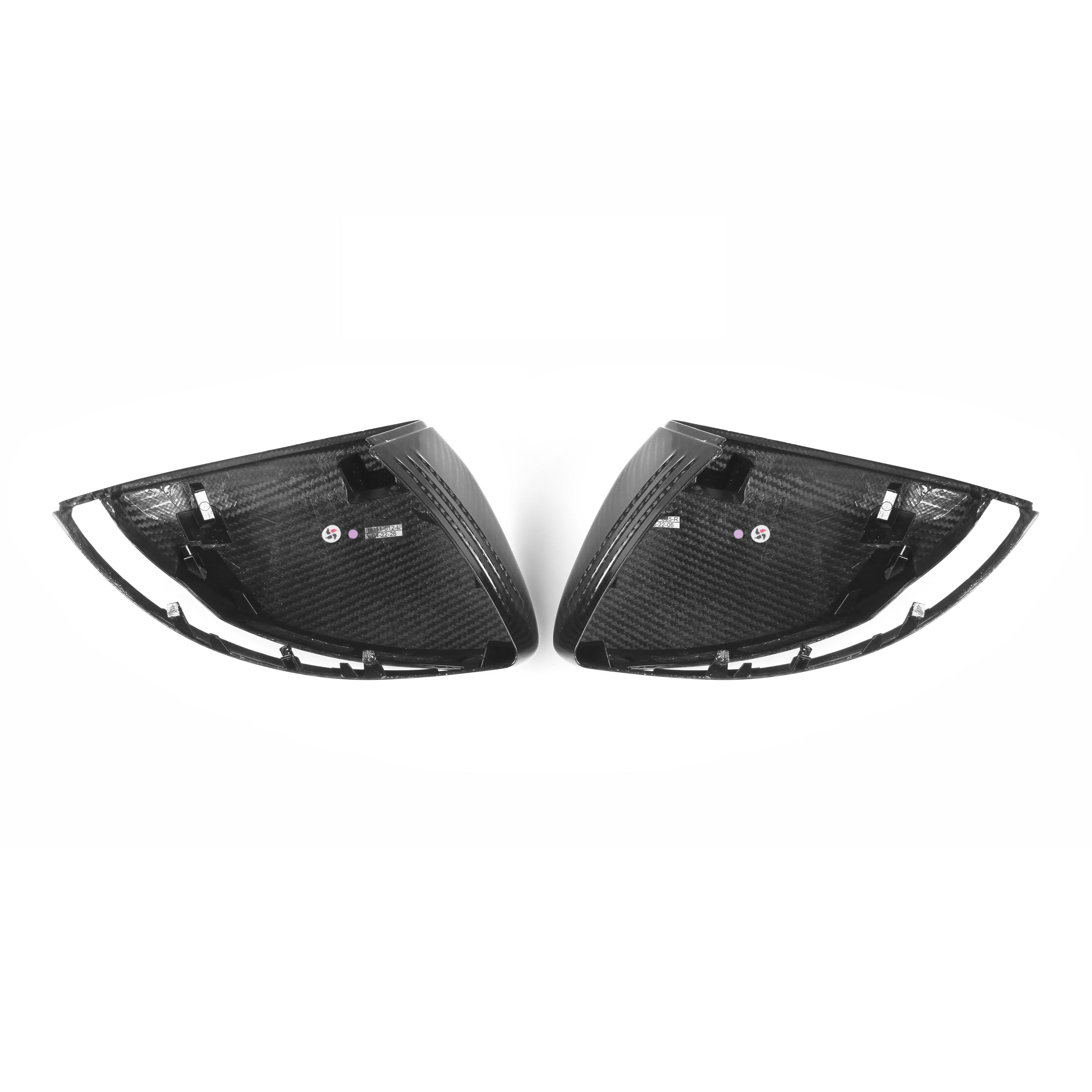 Mercedes Pre-Preg Carbon Fiber Mirror Caps for W205 & W213 & W222 & & X253 & X290