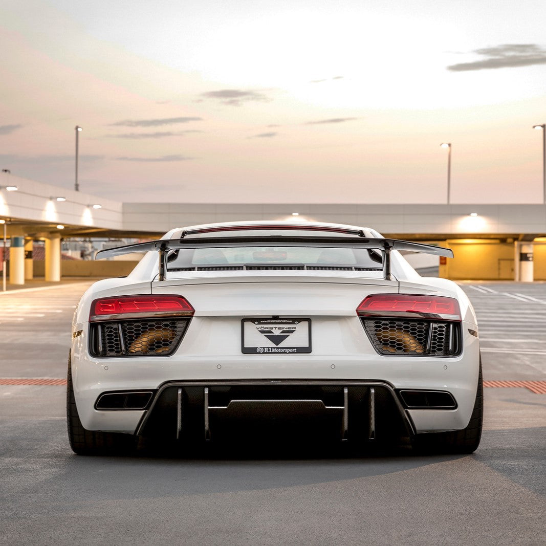 Audi Pre-Preg Carbon Fiber Vorsteiner Style Rear Spoiler for R8 Gen 2 PFL