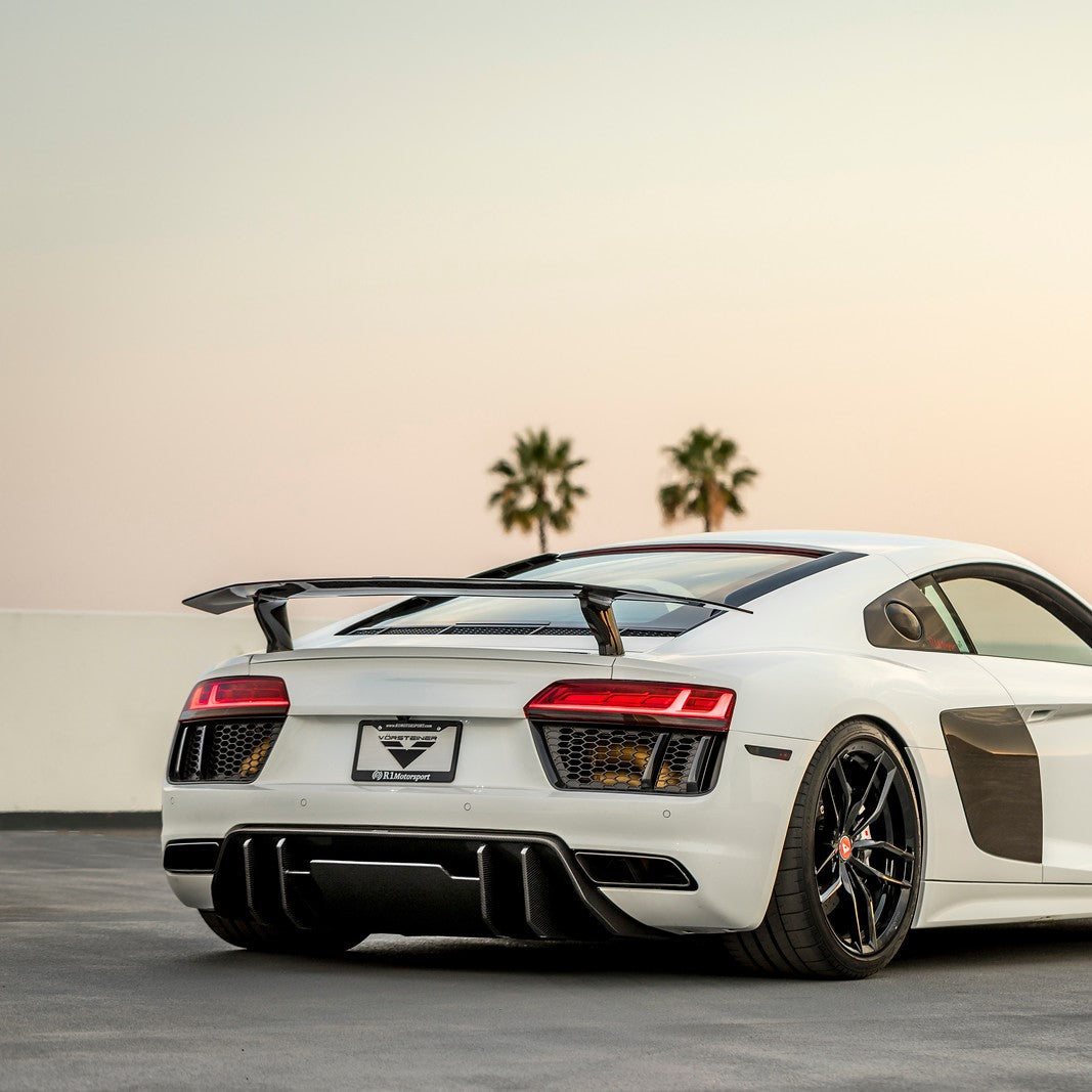 Audi Pre-Preg Carbon Fiber Vorsteiner Style Rear Spoiler for R8 Gen 2 PFL