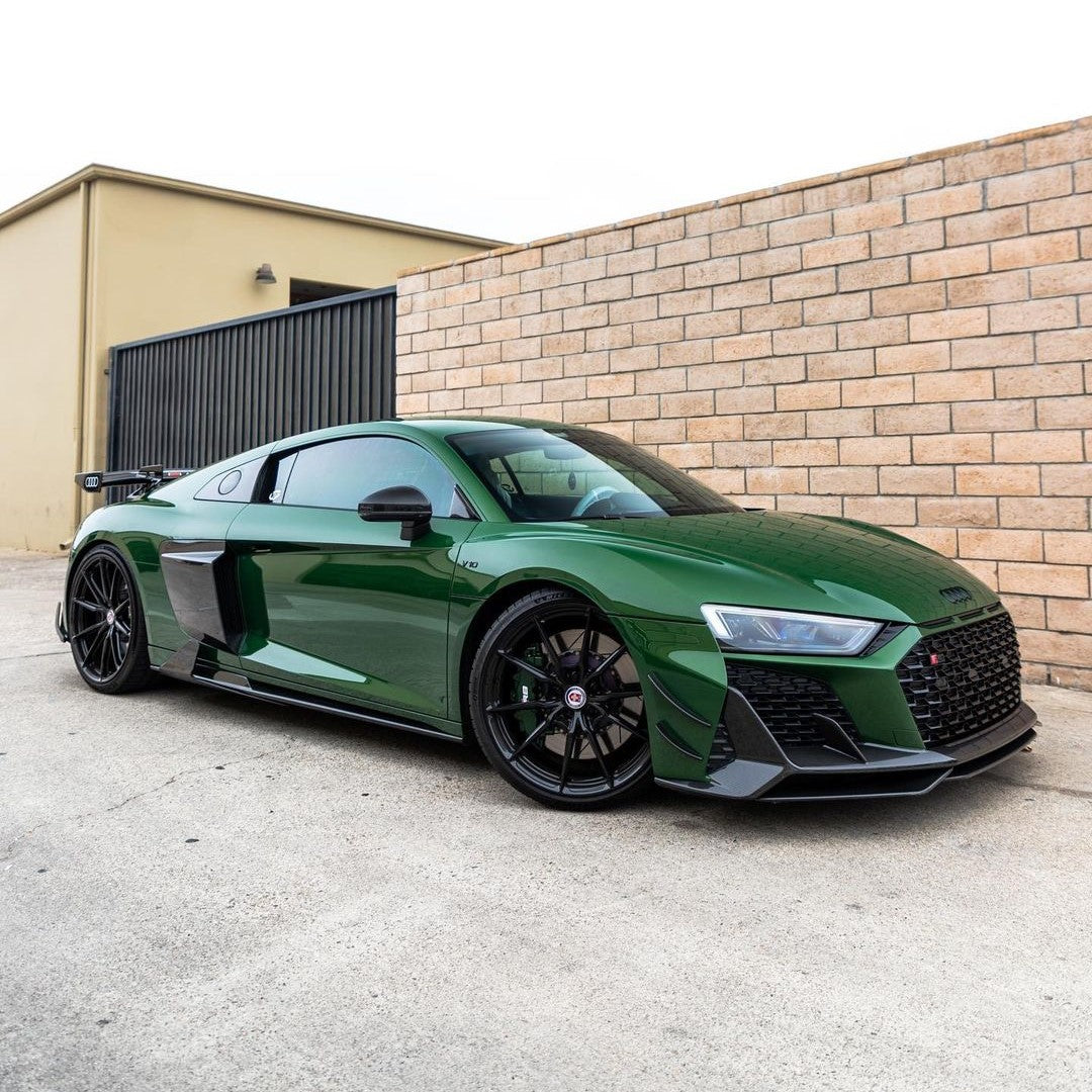 Audi Pre-Preg Carbon Fiber Capristo Style Side Skirts for R8 Gen 2 FL