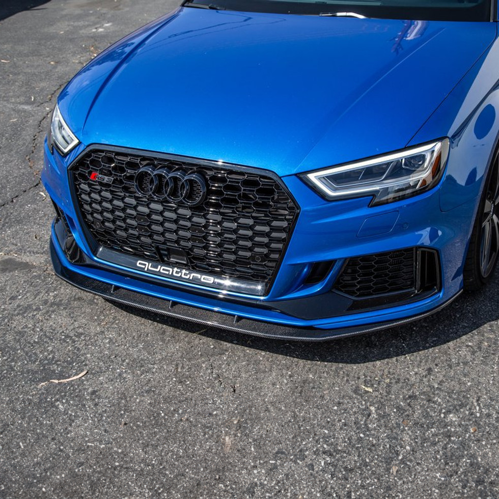 Audi Empero Designs Carbon Fiber Front Splitter for 8V.5 RS3