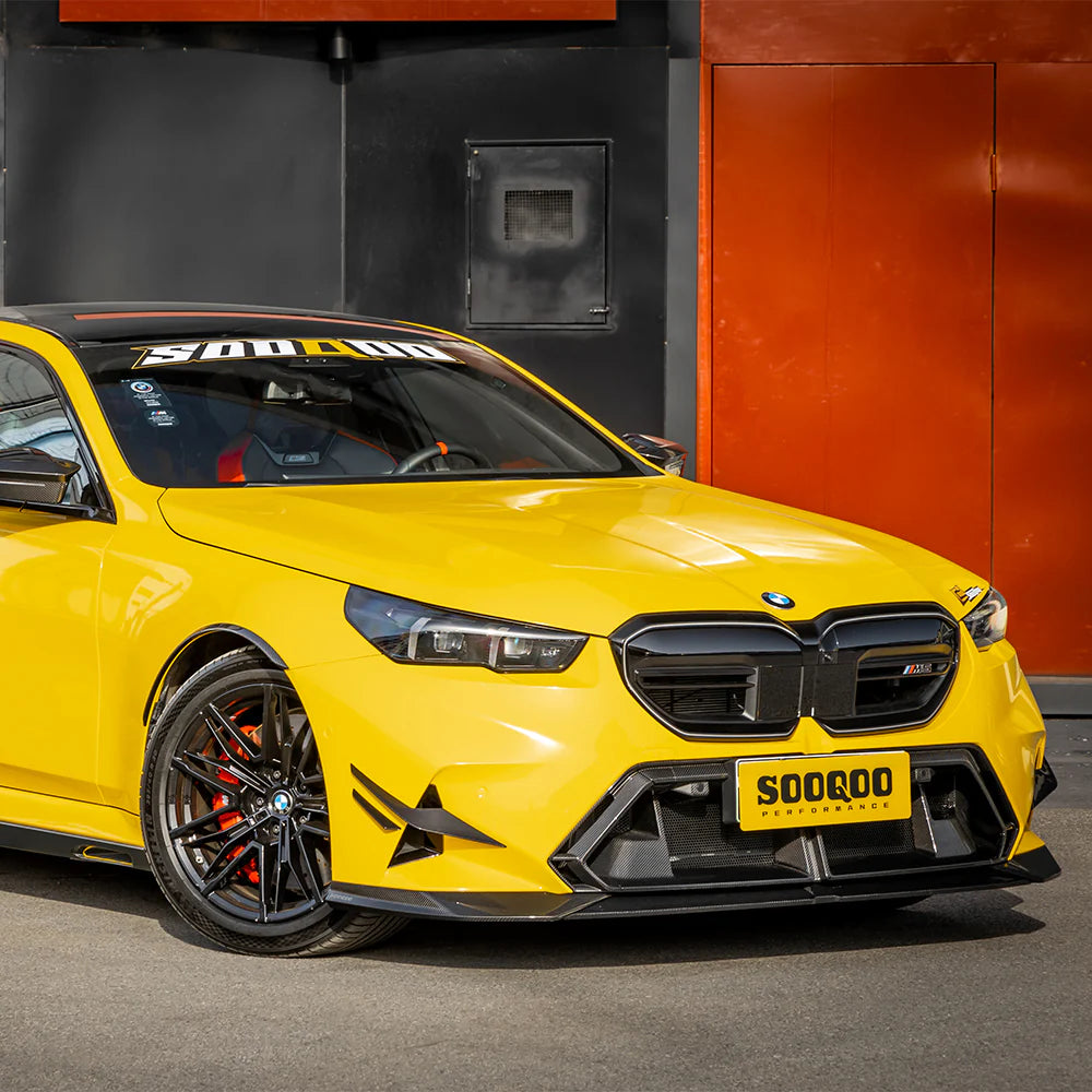 BMW SooQoo Type-A Pre-Preg Carbon Fiber Front Lip for M5 G90 & G99