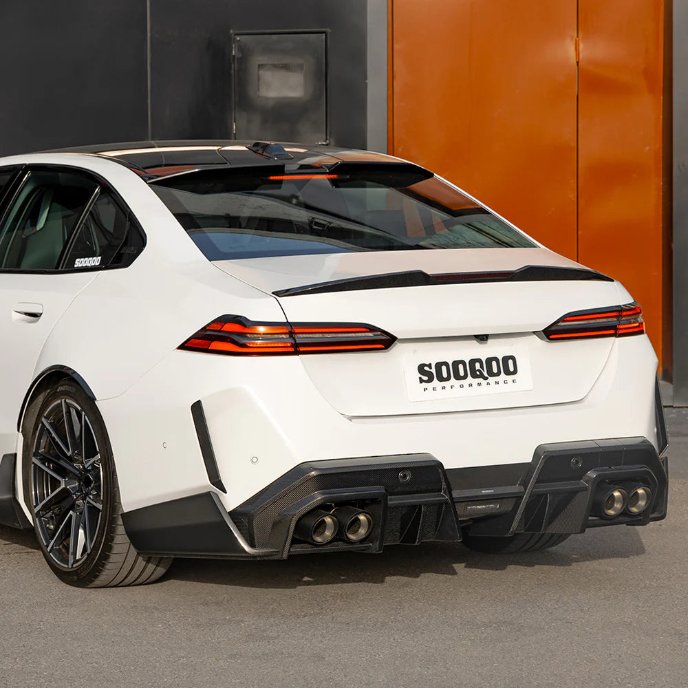 BMW SooQoo Type-B Pre-Preg Carbon Fiber Rear Diffuser for M5 G90 & G99