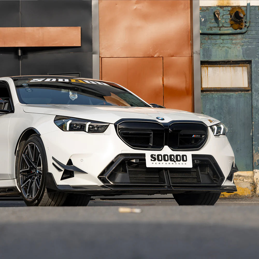 BMW SooQoo Pre-Preg Carbon Fiber Front Bumper Center Trim for M5 G90 & G99