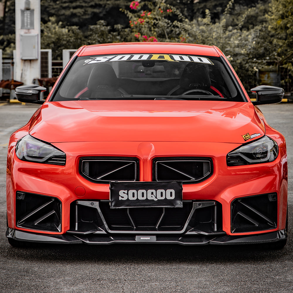 BMW SooQoo Type B Pre-Preg Carbon Fiber Front Splitter for M2 G87