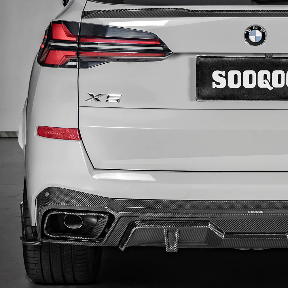 BMW SooQoo Pre-Preg Carbon Fiber Rear Diffuser for X5 G05 LCI