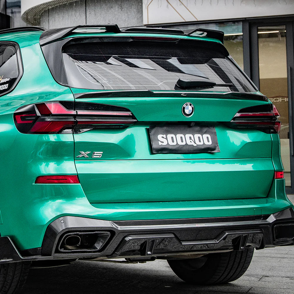 BMW SooQoo Pre-Preg Carbon Fiber Rear Middle Spoiler for X5 G05