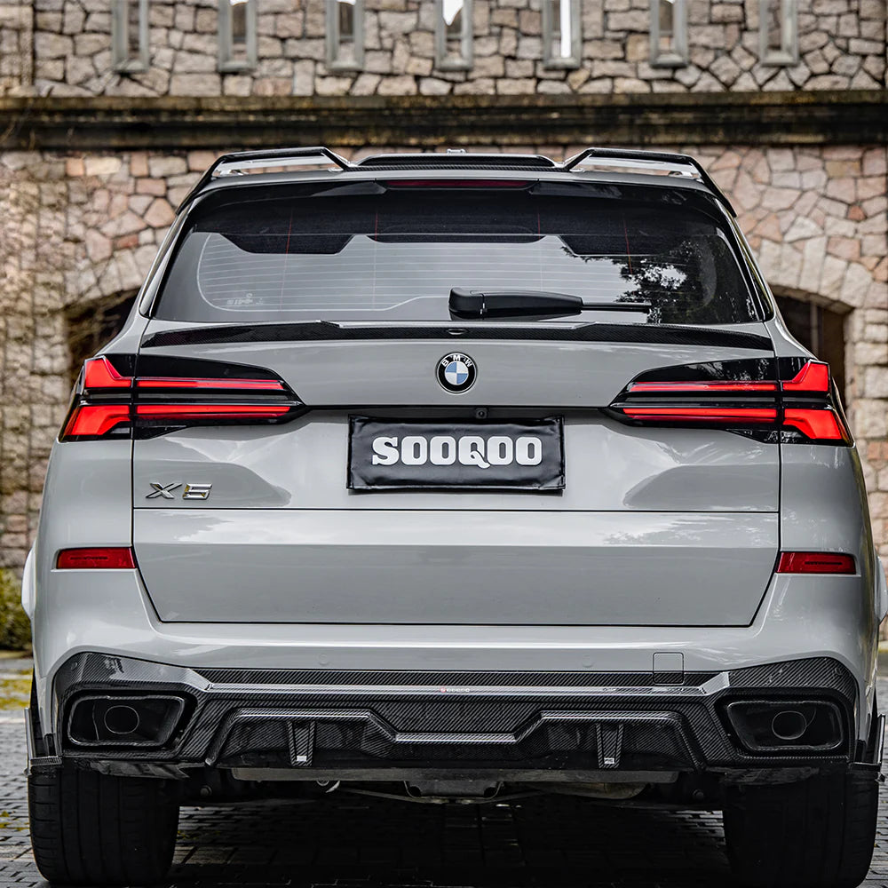 BMW SooQoo Pre-Preg Carbon Fiber Rear Roof Spoiler for X5 G05 LCI
