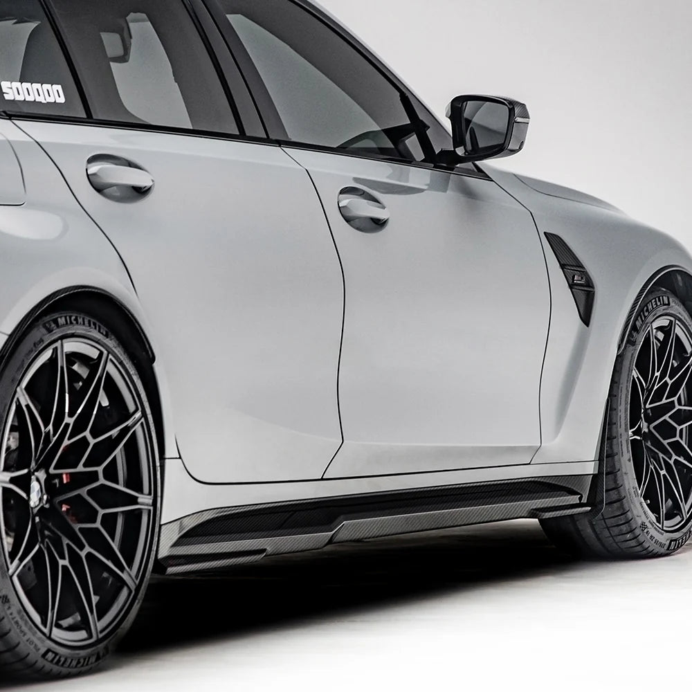BMW SooQoo Pre-Preg Carbon Fiber Side Skirts for G82 M4