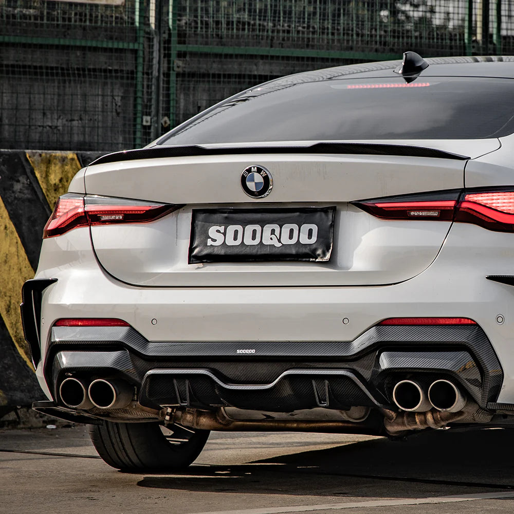 BMW SooQoo Pre-Preg Carbon Fiber Rear Diffuser for 4 Series G22