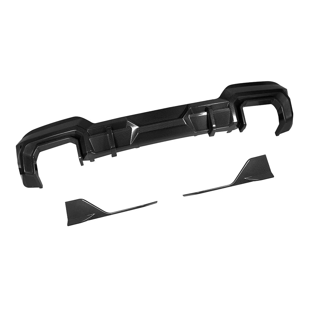 BMW SooQoo Pre-Preg Carbon Fiber Rear Diffuser for X3 G01 M40i LCI