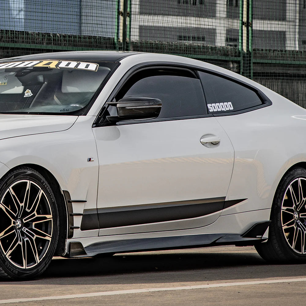 BMW SooQoo Pre-Preg Carbon Fiber Side Skirts for 4 Series G22