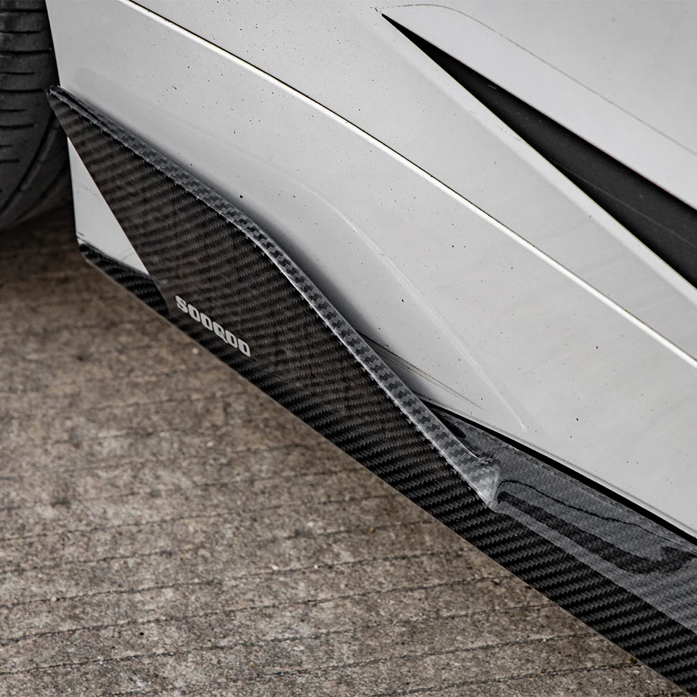 BMW SooQoo Pre-Preg Carbon Fiber Side Skirts for 4 Series G22