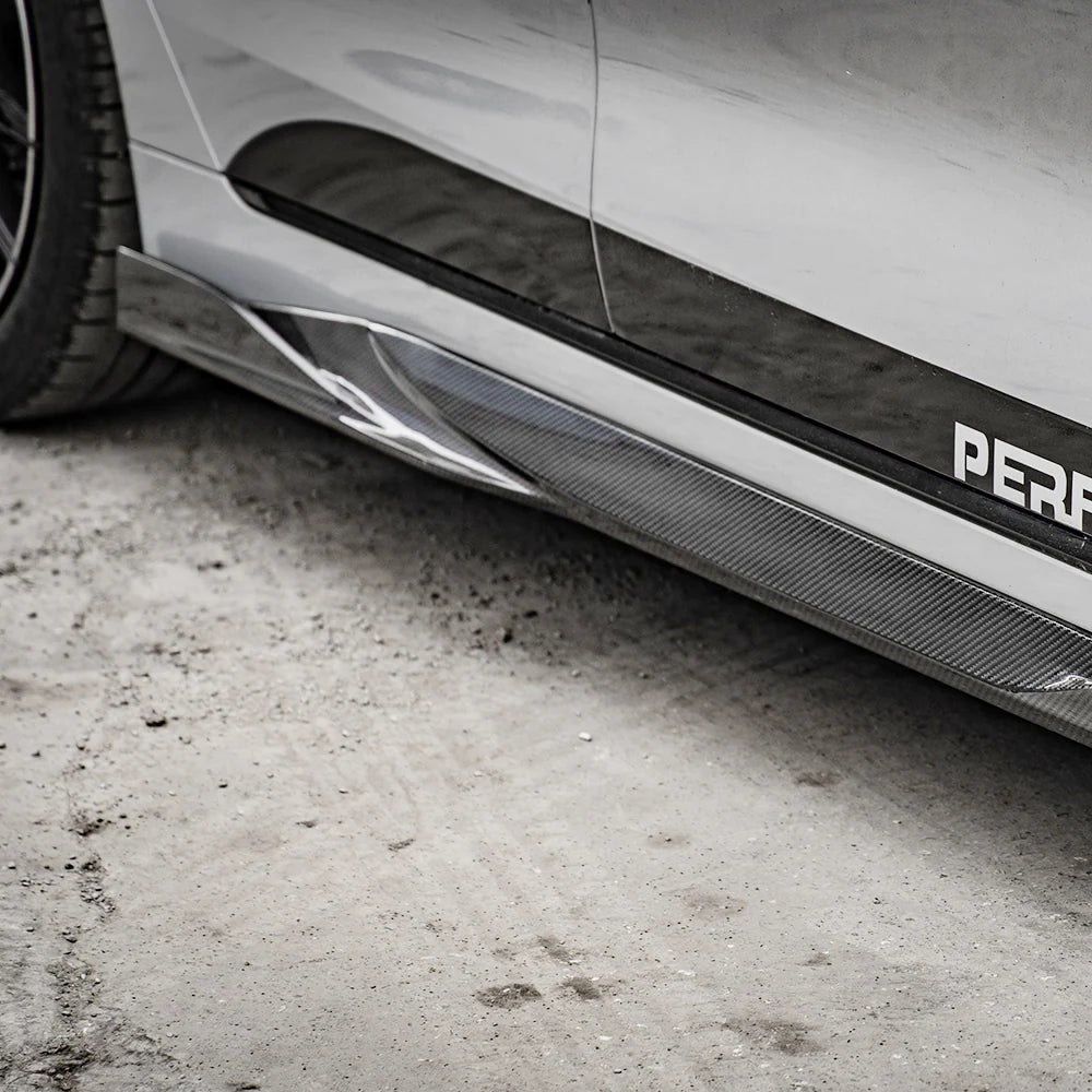 BMW SooQoo Pre-Preg Carbon Fiber Side Skirt for 4 Series G26 Gran Coupe