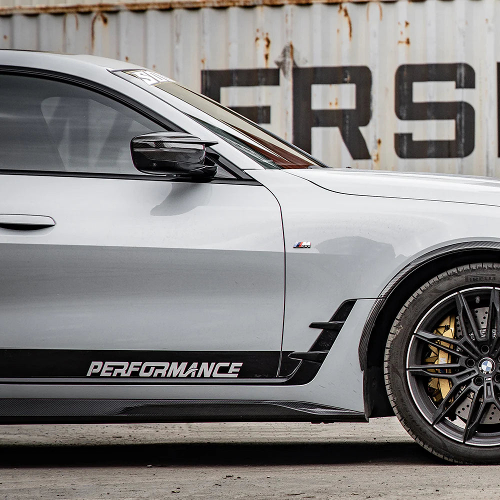 BMW SooQoo Pre-Preg Carbon Fiber Side Skirt for 4 Series G26 Gran Coupe