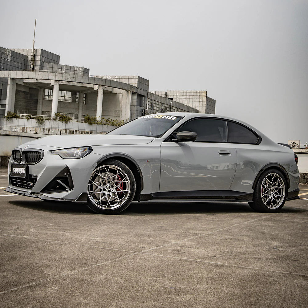 BMW SooQoo Pre-Preg Carbon Fiber Side Skirts for G42