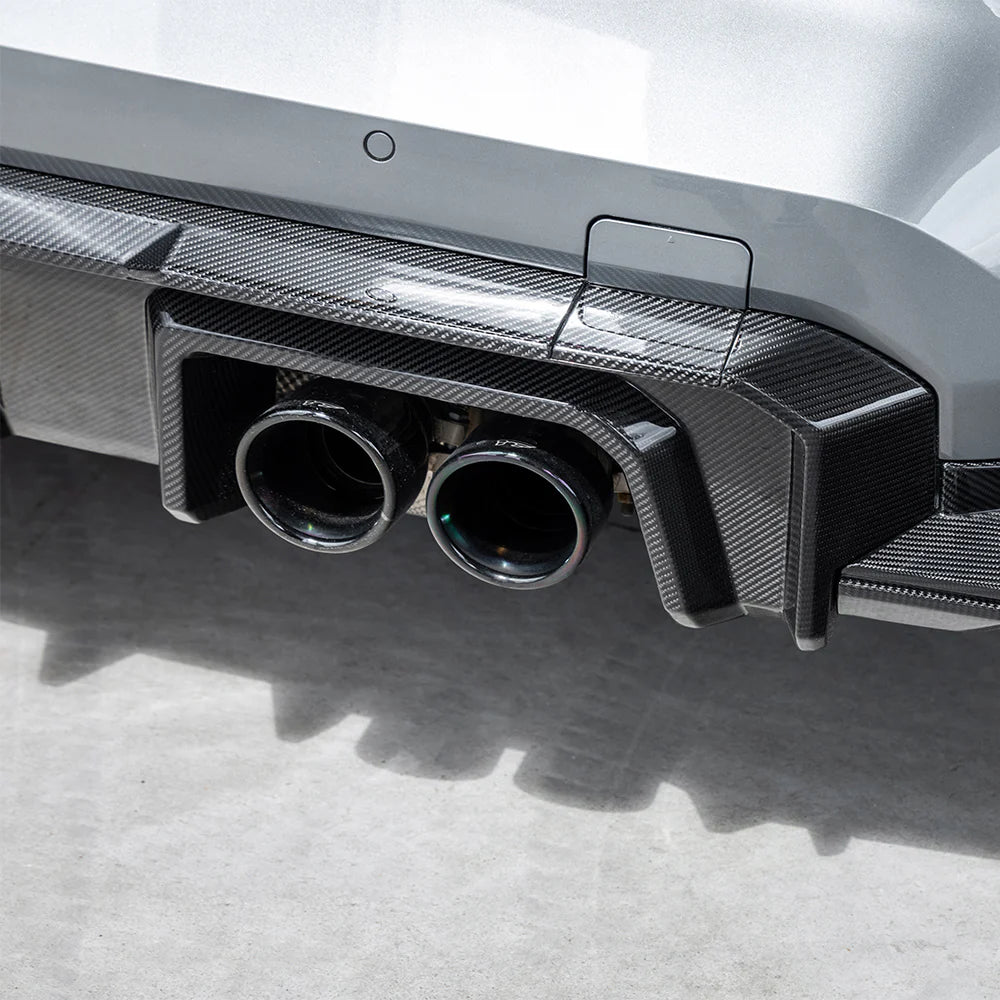BMW SooQoo Type-B Pre-Preg Carbon Fiber Rear Diffuser & Bumper Spats for G80 M3