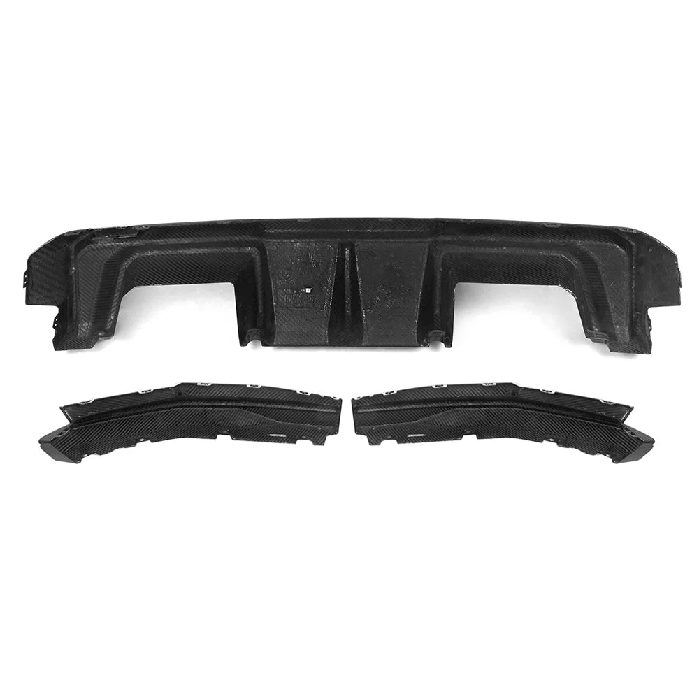 BMW SooQoo Type-B Pre-Preg Carbon Fiber Rear Diffuser & Bumper Spats for G80 M3