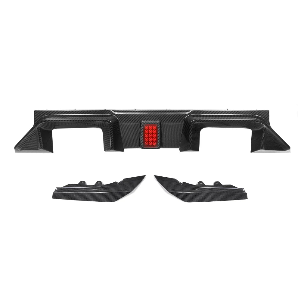 BMW SooQoo Type C Pre-Preg Carbon Fiber Rear Diffuser for M2 G87