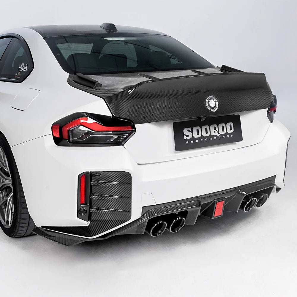 BMW SooQoo Type C Pre-Preg Carbon Fiber Rear Diffuser for M2 G87