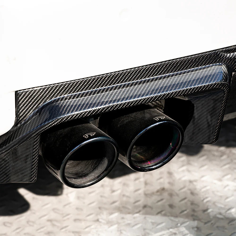 BMW SooQoo Type C Pre-Preg Carbon Fiber Rear Diffuser for M2 G87