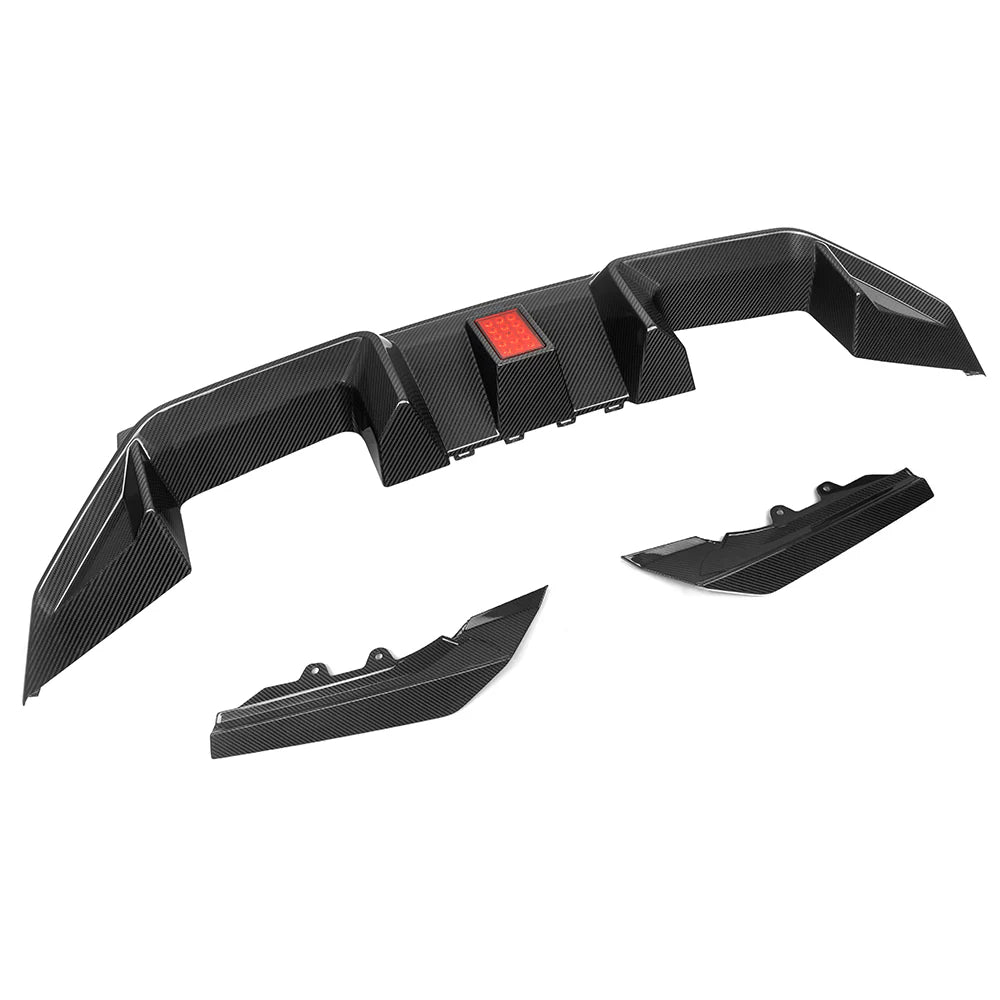 BMW SooQoo Type C Pre-Preg Carbon Fiber Rear Diffuser for M2 G87