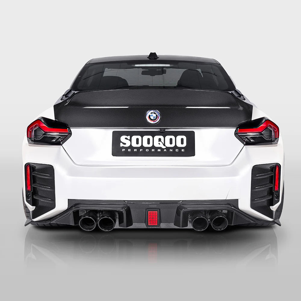BMW SooQoo Type C Pre-Preg Carbon Fiber Rear Diffuser for M2 G87