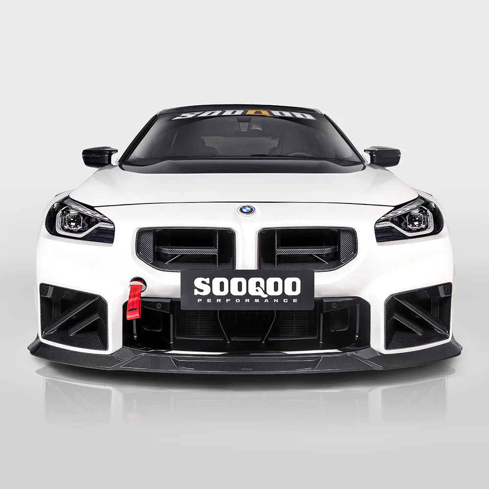 BMW SooQoo Type C Pre-Preg Carbon Fiber Front Splitter for M2 G87