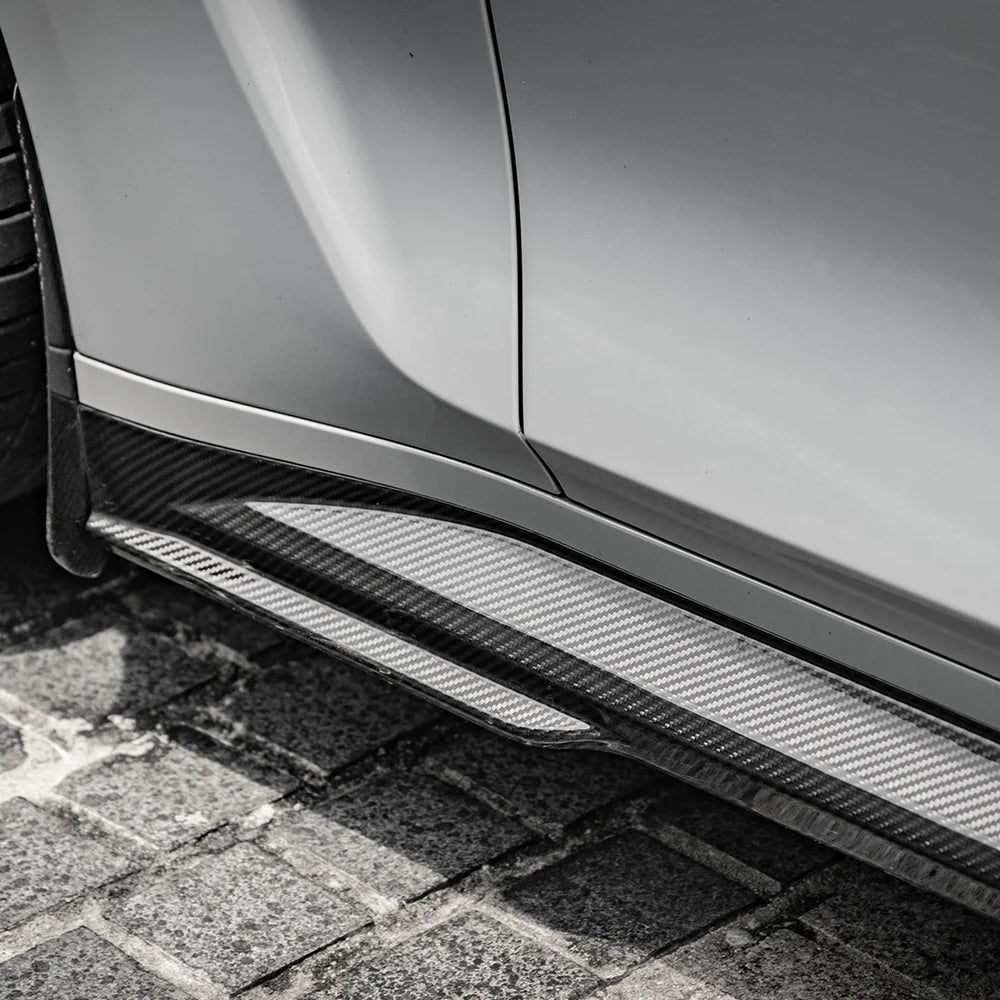 BMW SooQoo Carbon Fiber Side Skirts for G80 M3