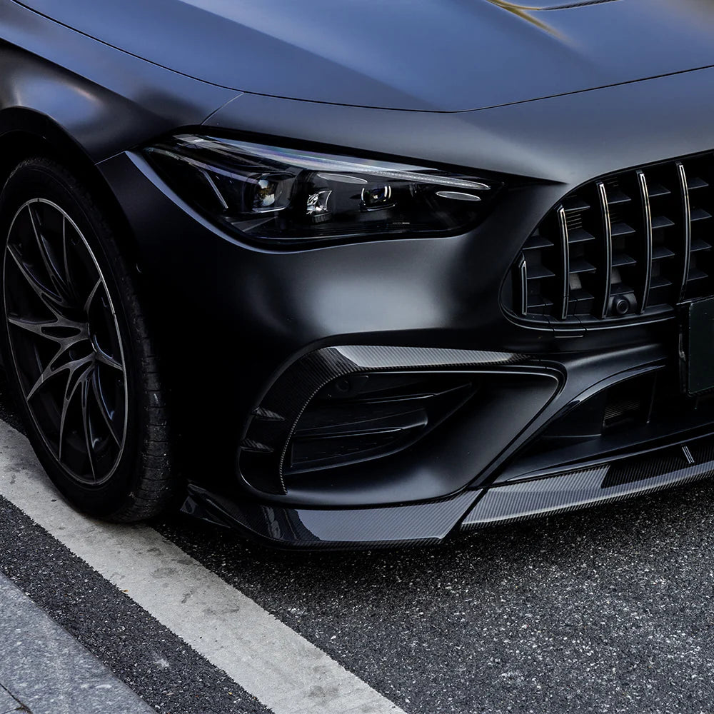 Mercedes SooQoo Pre-Preg Carbon Fiber Front Bumper Trim for C236 CLE53