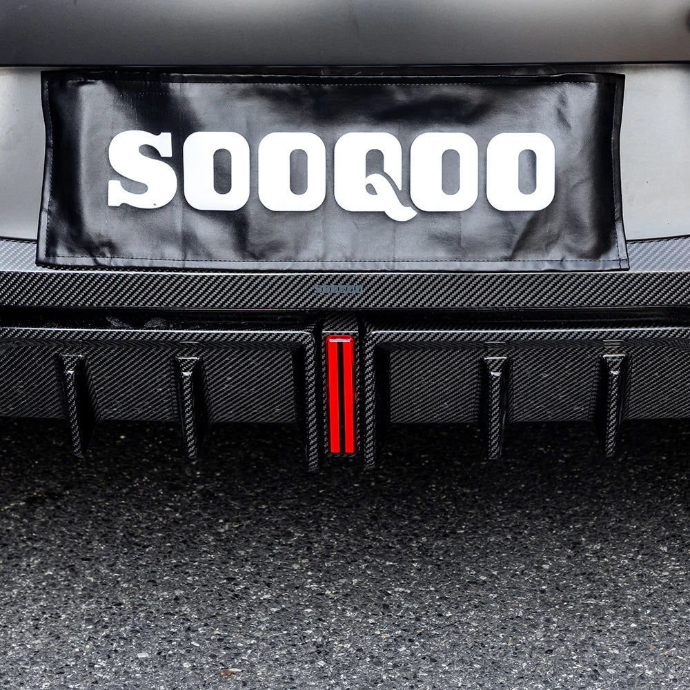 Mercedes SooQoo Pre-Preg Carbon Fiber Rear Diffuser for C236 CLE53