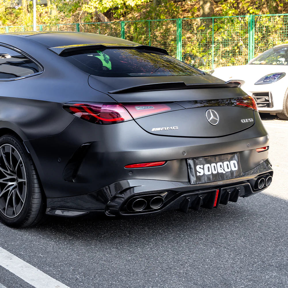 Mercedes SooQoo Pre-Preg Carbon Fiber Rear Diffuser for C236 CLE53