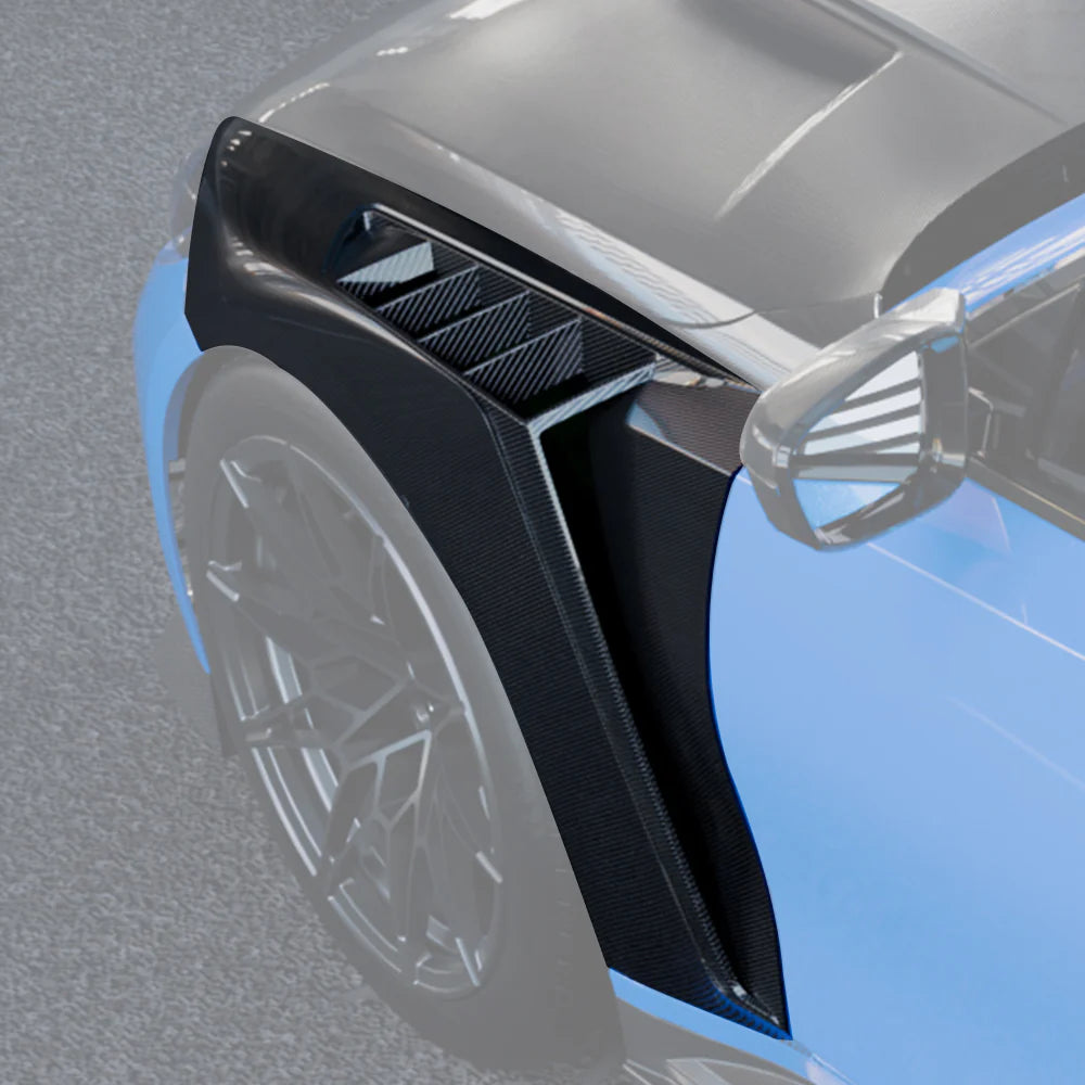 BMW SooQoo Pre-Preg Carbon Fiber Front Fenders for G80 M3