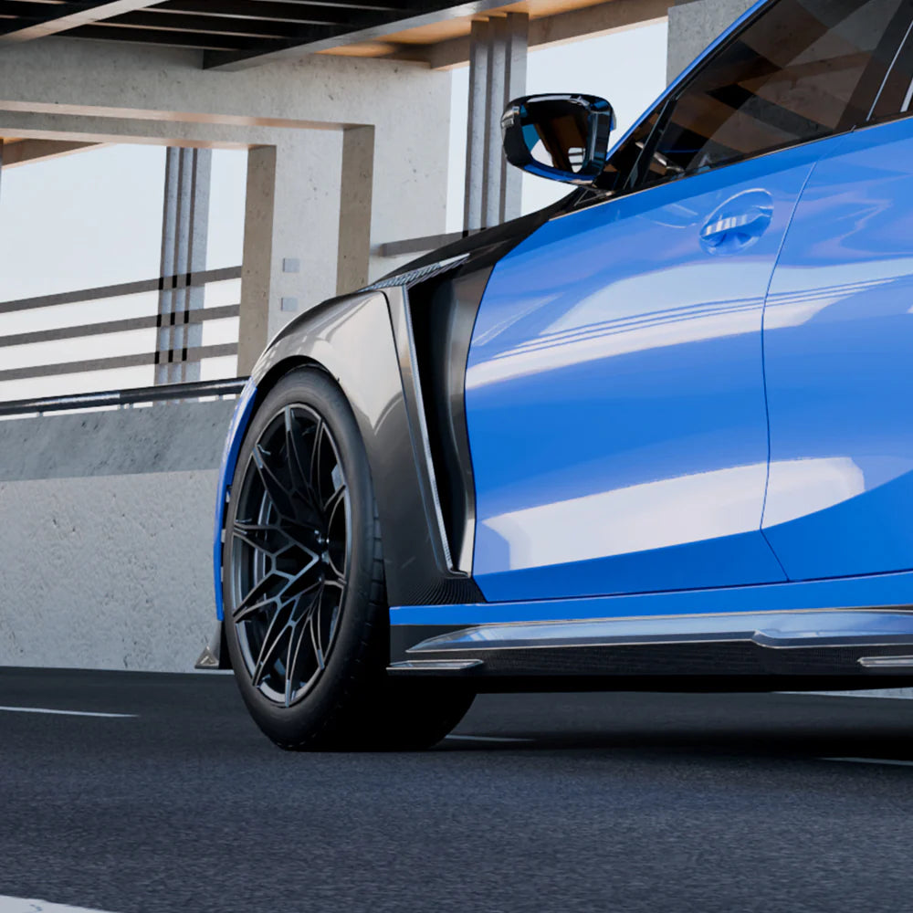 BMW SooQoo Pre-Preg Carbon Fiber Front Fenders for G80 M3