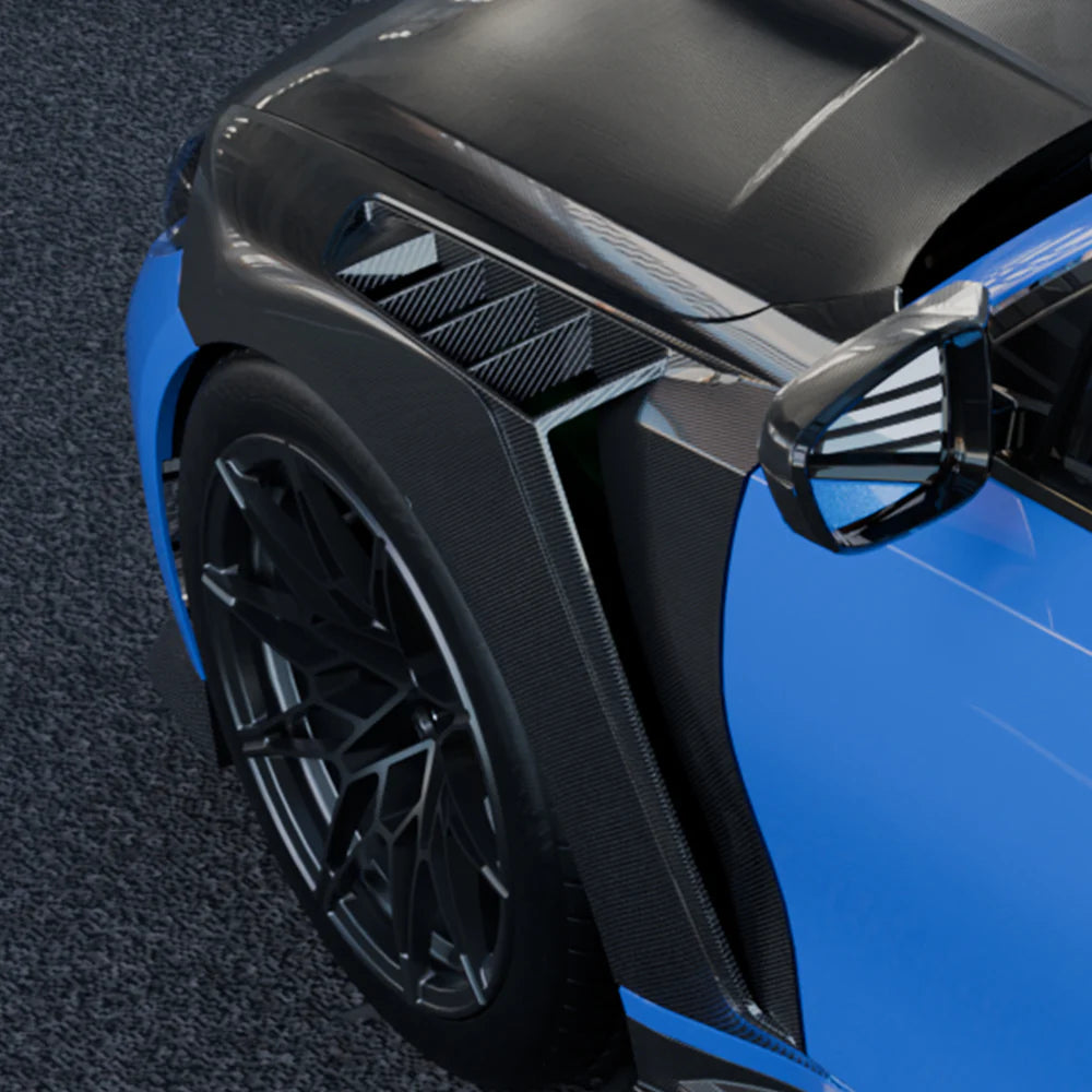 BMW SooQoo Pre-Preg Carbon Fiber Front Fenders for G80 M3