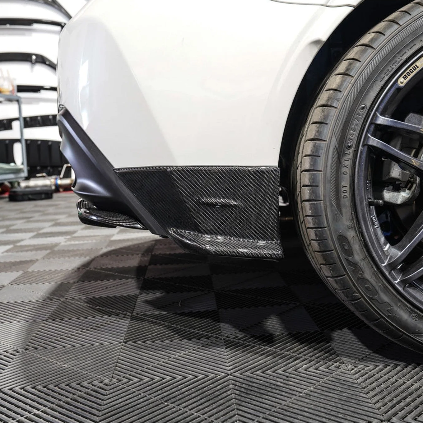 Toyota & Subaru Carbon Fiber STI Style Rear Bumper Spats for GR86 & BRZ 2022+