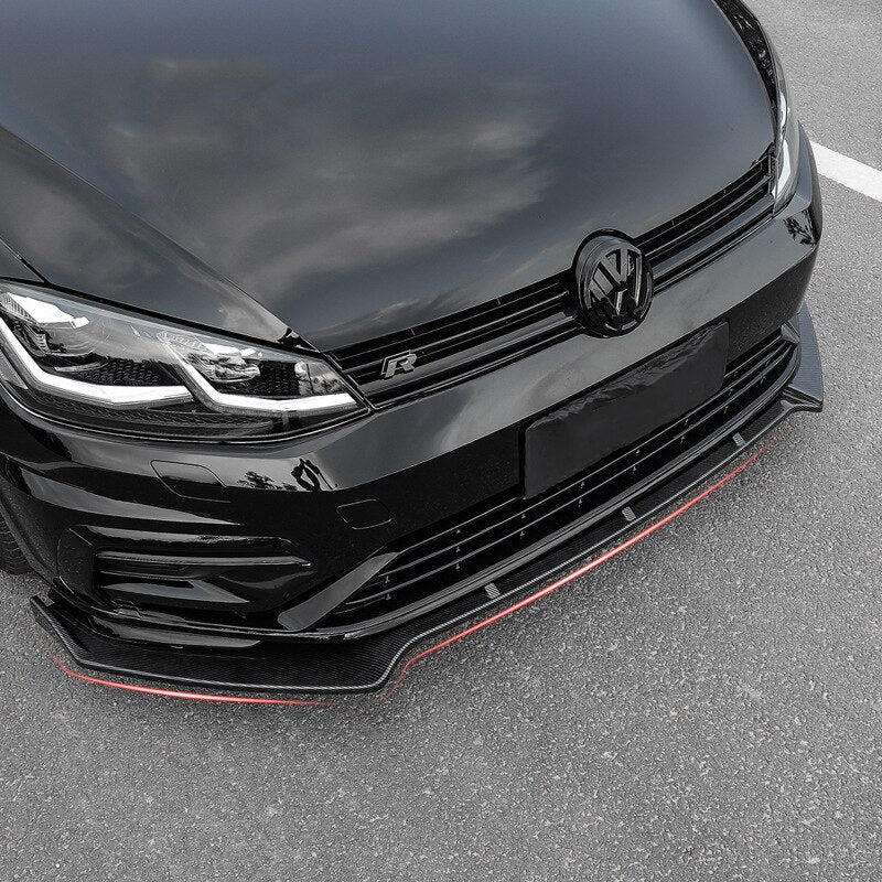 Volkswagen Gloss Black Front Splitter for Golf MK7 & 7.5