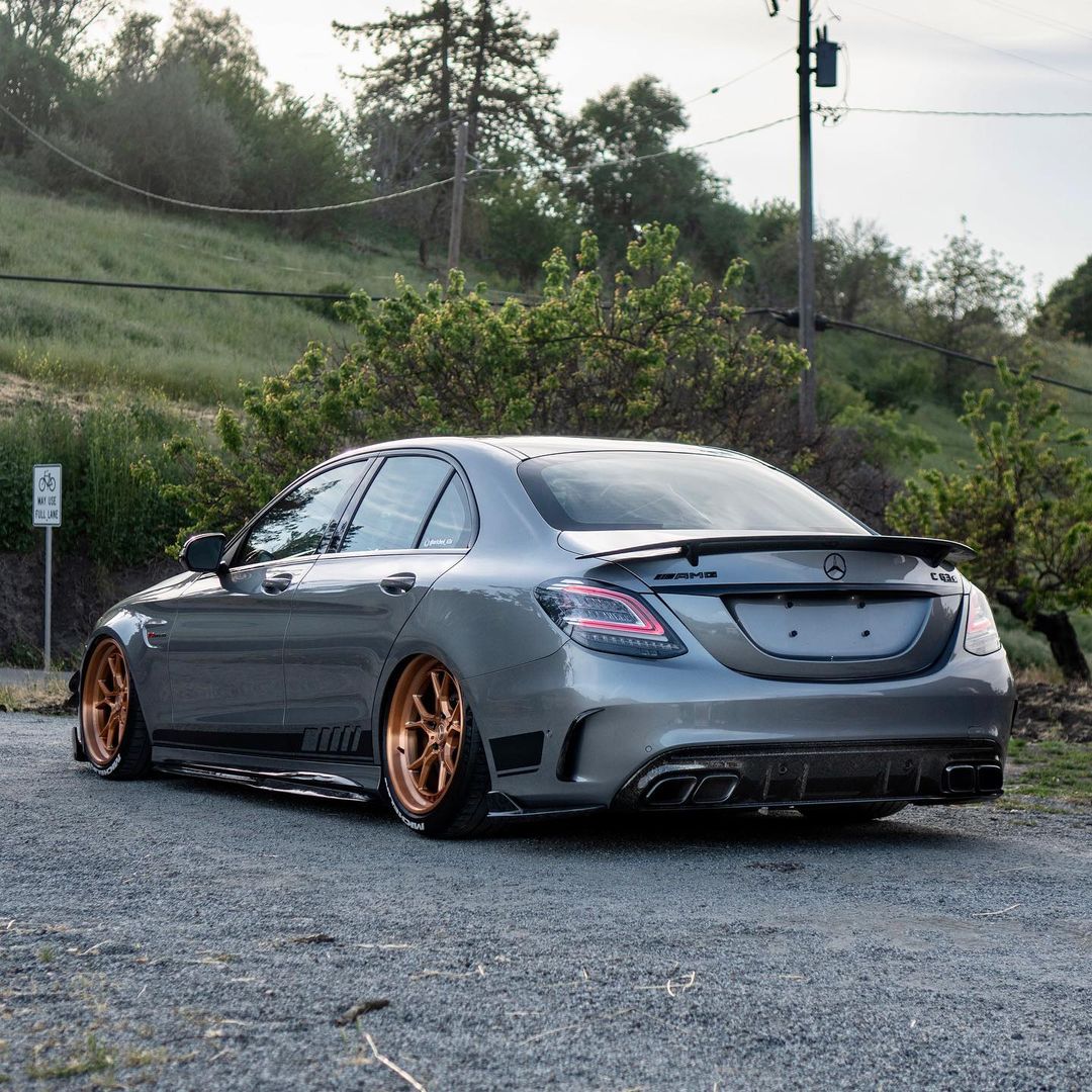 Mercedes Carbon Fiber Rear Air Vent Covers for W205 C63 Sedan