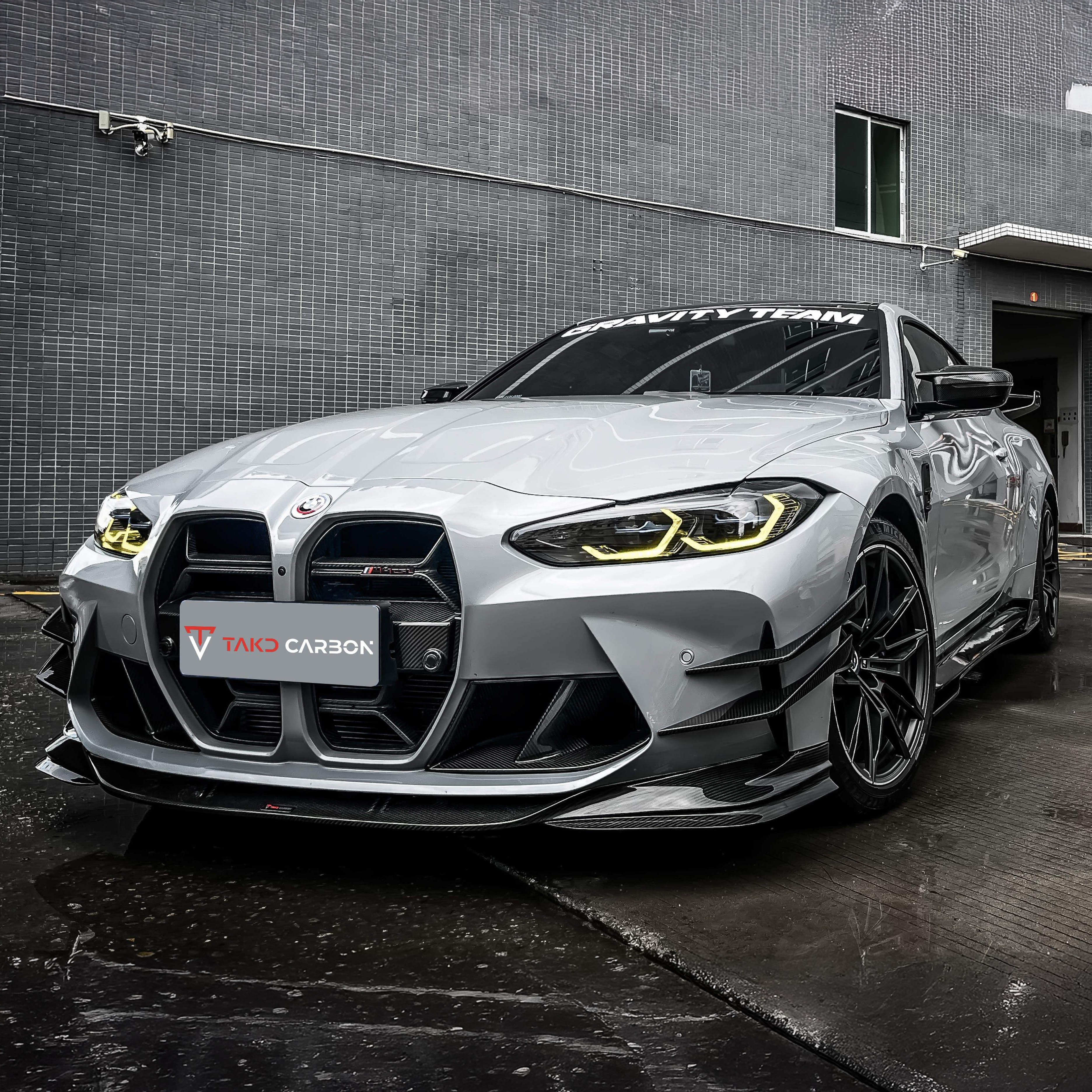 BMW TAKD Pre-Preg Carbon Fiber Front Canards for G80 M3 & G82 M4