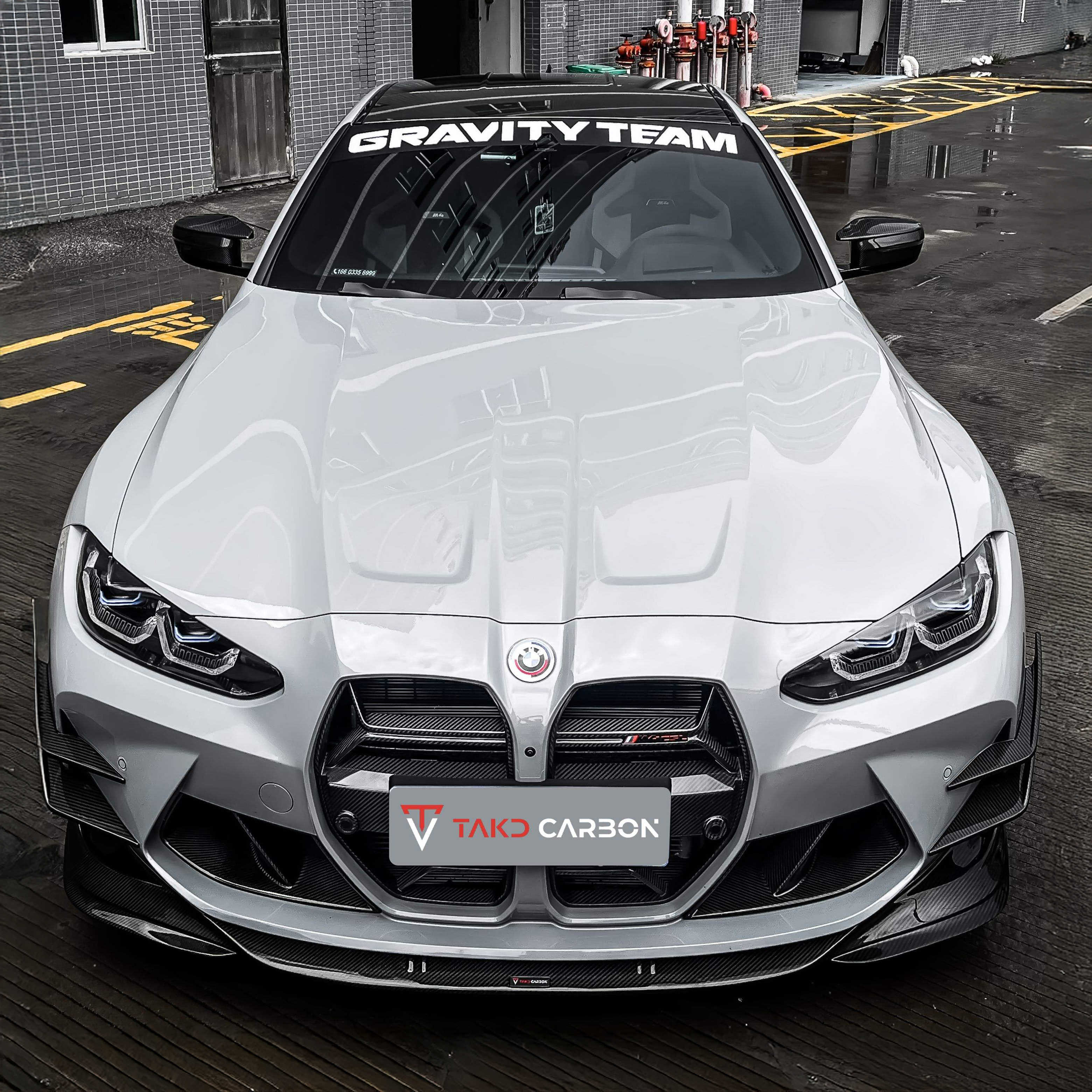 BMW TAKD Pre-Preg Carbon Fiber Front Canards for G80 M3 & G82 M4