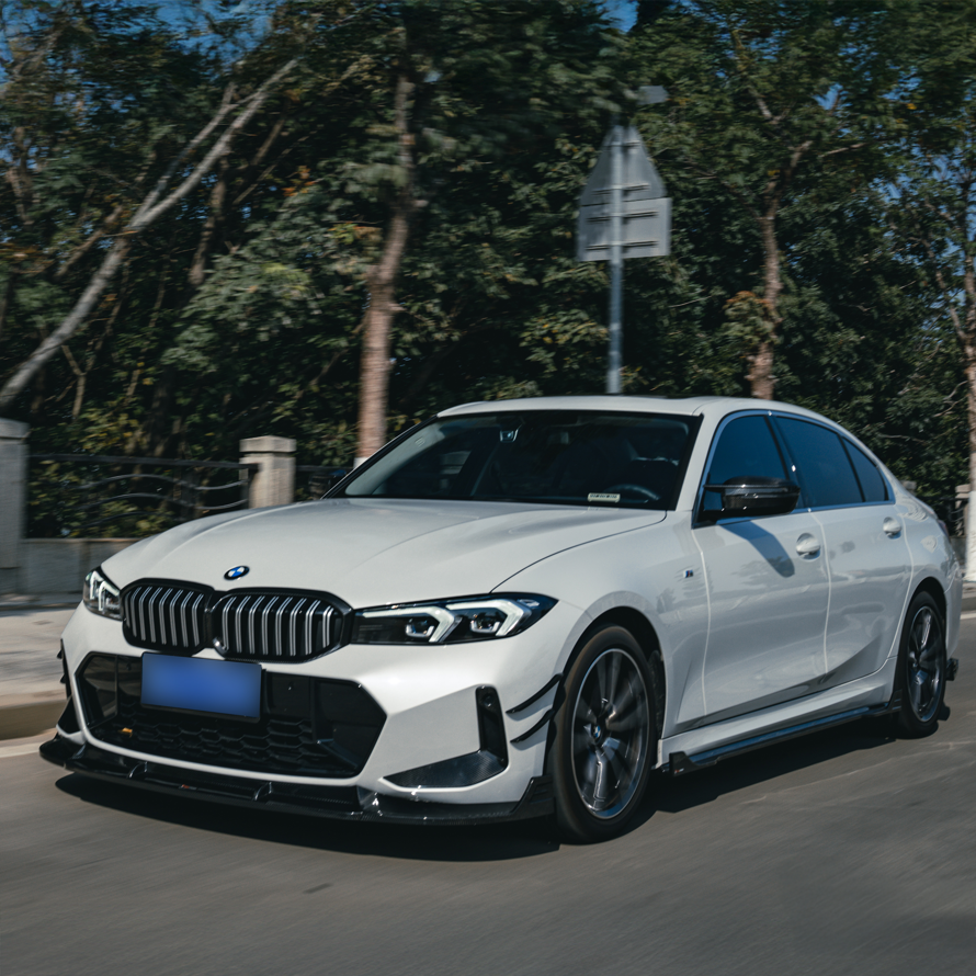 BMW TAKD Pre-Preg Carbon Fiber Front Splitter for G20 3 Series LCI