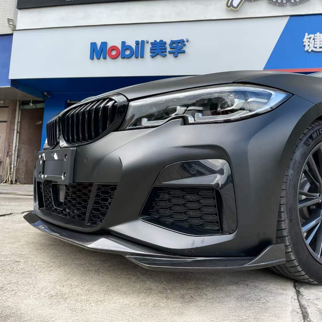BMW TAKD V2 Pre-Preg Carbon Fiber Front Lip for 3 Series G20 Pre-LCI