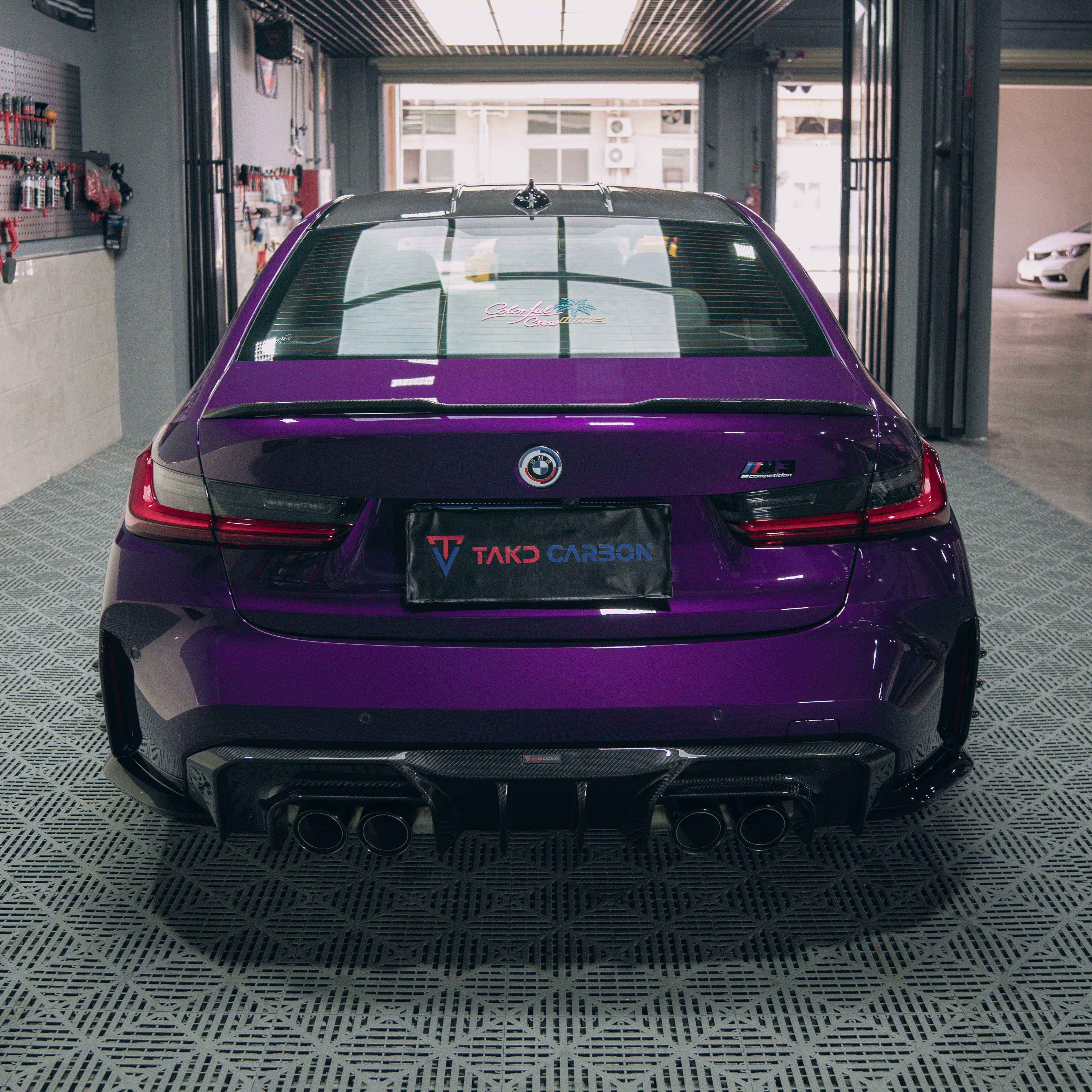 BMW TAKD Pre-Preg Carbon Fiber Rear Diffuser for G80 M3 & G82 M4