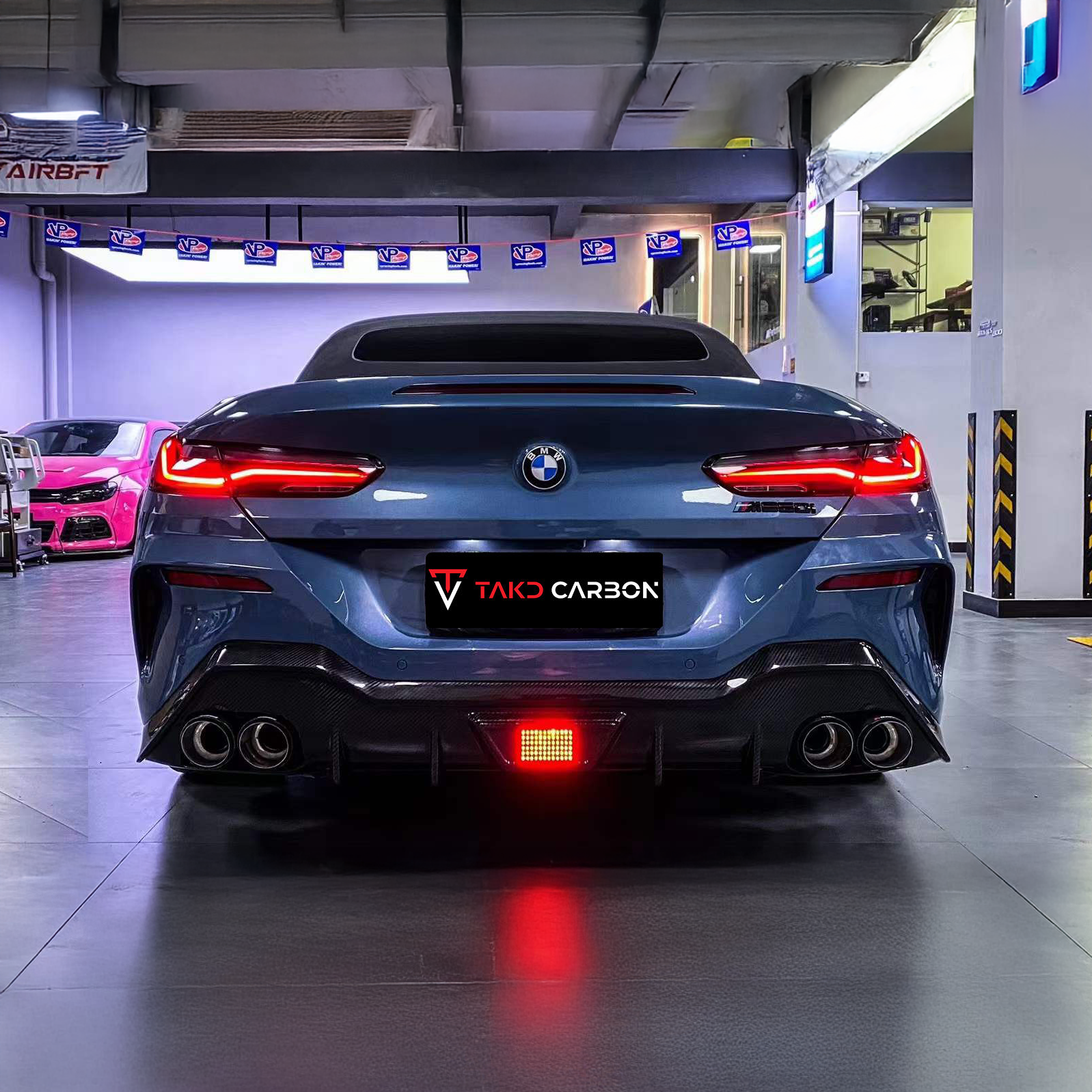 BMW TAKD V2 Pre-Preg Carbon Fiber Rear Diffuser for G15 8 Series