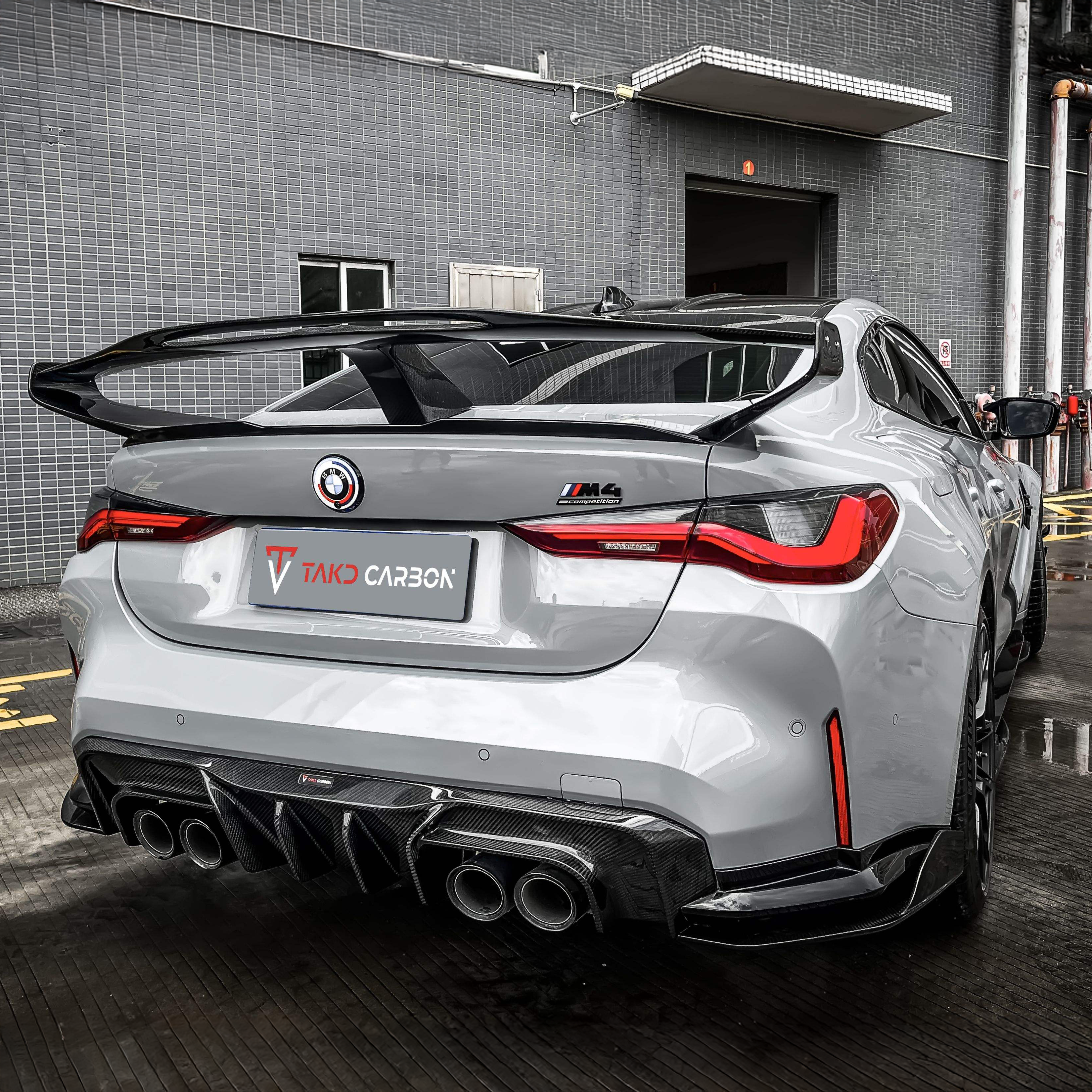 BMW TAKD Pre-Preg Carbon Fiber Rear Spoiler for 4 Series G22 & G82 M4